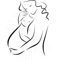 Mutter Und Baby Line Art. Simple Minimalist Wandkunst. Muttertag Geschenk Für Frau Vom Kind. One Line Illustration von ColorfulSimoneArt