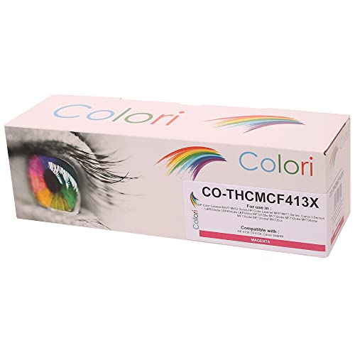 Colori Alternativ Toner für HP 413X CF413X 413A CF413A Magenta für HP Color Laserjet Pro MFP M377 M377dw M452 Series M452dn M452dw M452nw MFP M477 M477fdn M477fdw M477fnw von Colori