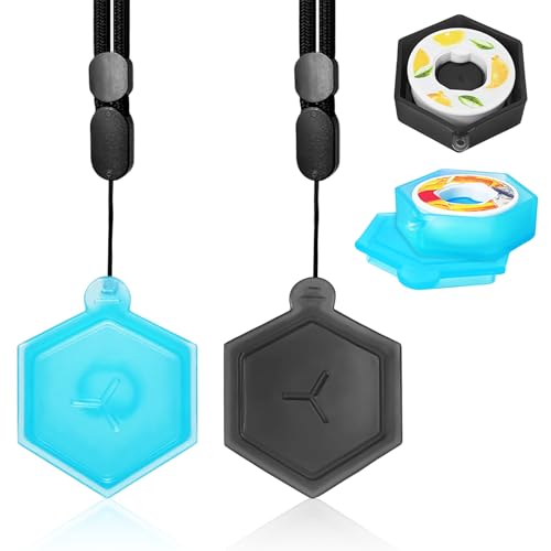 Colorich 2 Stück Pod Case Aufbewahrungsbox für Air Up Duft Pods, Aufbewahrungsbox Geschmack Pods, Aufhängbarer Duftbeutel, Tragbare Sicheren Lagerung Von Aroma-Boxen von Colorich ㅤ