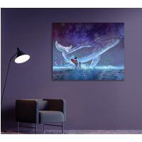 Freiheit Leinwandbild, Wandbild, Gerahmtes Bild, Wandkunst, Wal Wandkunst von ColorsOFLifeHomeArt