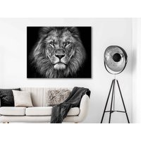 Löwe Leinwand, Wandkunst, Löwen Portrait, Tier Große Druck Deko von ColorsOFLifeHomeArt