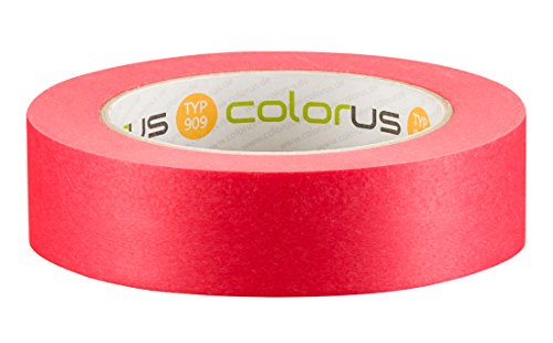 Colorus Premium Abklebeband 30 mm x 50 m | Faserverstärktes, extrem reißfestes Malerband | Fineline Klebeband für glatte und raue Oberflächen | Spezialklebeband für superflache Farbkanten von Colorus