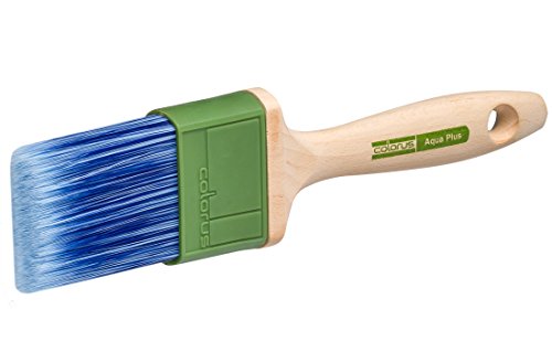 Colorus Flachpinsel 60 mm – Premium Lackierpinsel mit feiner Kunstborsten-Mischung – für wasserbasierte Farben und Lacke von Colorus