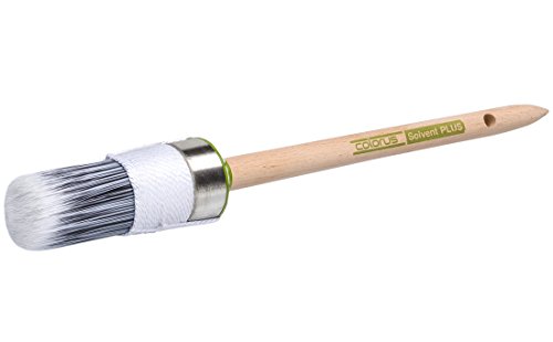 Colorus High Premium Ringpinsel Gr. 8 (Ø 35mm) | Rundpinsel Solvent für lösemittelbasierte Lacke und Farben | Lackierpinsel aus spezieller Kunstborsten Mischung | Lackpinsel Malerpinsel von Colorus