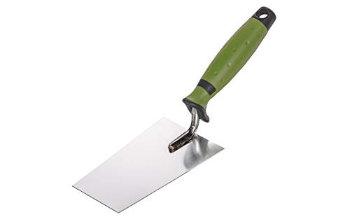 Colorus Profi Berner Putzerkelle 140 mm – rostfreier Edelstahl – ergonomischer 2K Softgriff – Trapezkelle für Putz, Gips, Beton & Trockenbau von Colorus