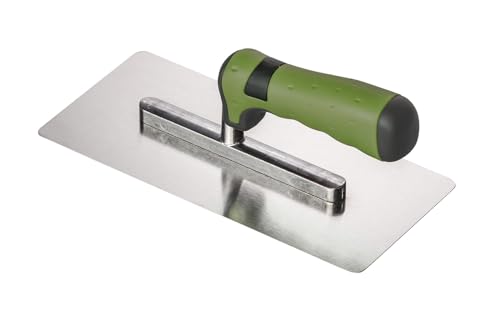 Colorus Profi Venezianische Glättekelle 24 × 11 cm – rostfreier Edelstahl – ergonomischer 2K Softgriff – Stucco Kelle für Spachteltechnik, Kalkputz & Trockenbau von Colorus