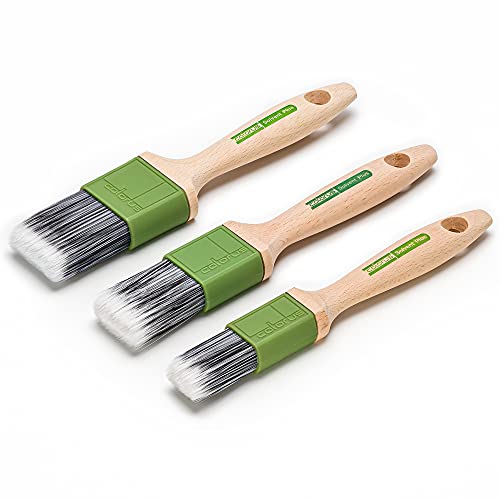 Colorus Flachpinsel Set 3-teilig (30 mm 40 mm 50 mm) – Premium-Pinsel mit hochwertiger Kunstborsten-Mischung – für lösemittelhaltige Farben und Lacke auf Holz und Metall Colorus Flachpinsel Set 3-teilig (30 mm 40 mm 50 mm) – Premium-Pinsel mit hochwertiger Kunstborsten-Mischung – für lösemittelhaltige Farben und Lacke auf Holz und Metall von Colorus