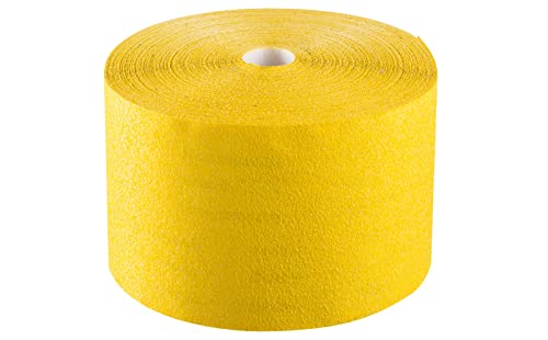 Schleifpapierrolle 115 mm x 45 m Aluminium Oxid P60 | Schleifpapier gelb Handschleifpapier Körnung 60 | Schleifrolle Schmirgelpapier für Holz, Spachtel, Gips, Metall, etc. von Colorus