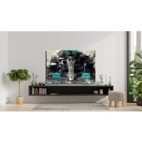 Mercedes F1Lewis Mihamilton 2022 New Car Oil Paint Design Canvas Print Fan Art Poster Geschenk von Coloryfy