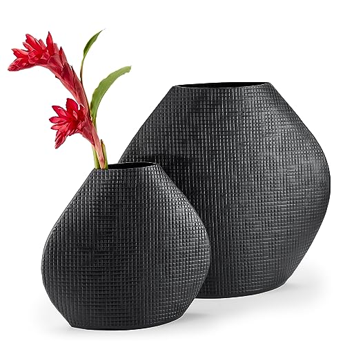 Colour-up 2er-Set Outback Vase Aluminium Blumenvase zeitlos - Philippi Design von Colour-up
