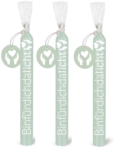 Colour-up Wünschelicht-Kerzen 3er Set Bulla Design, Bulla Design:Binfürdichda von Colour-up