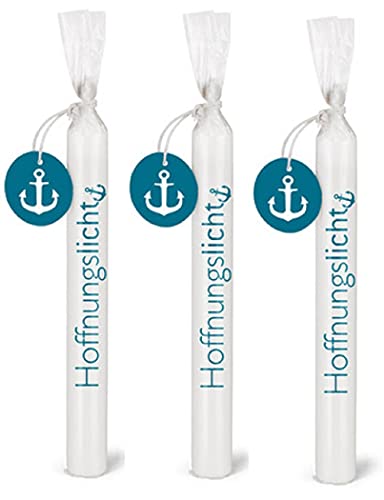 Wünschelicht-Kerzen 3er Set Bulla Design, Bulla Design:Hoffnungslicht von Sudsty