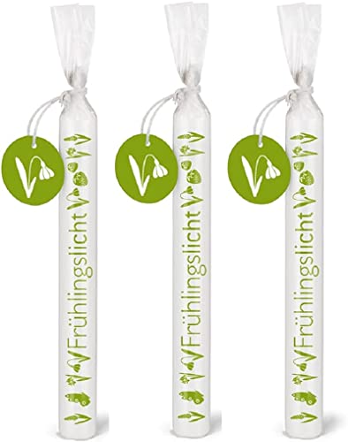 Wünschelicht Kerze 'Frühlingslicht'' Kerzenset 3er Set Bulla Design von Colour-up