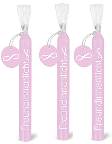 Wünschelicht-Kerzen 3er Set Bulla Design, Bulla Design:Freundinnenlicht von Colour-up