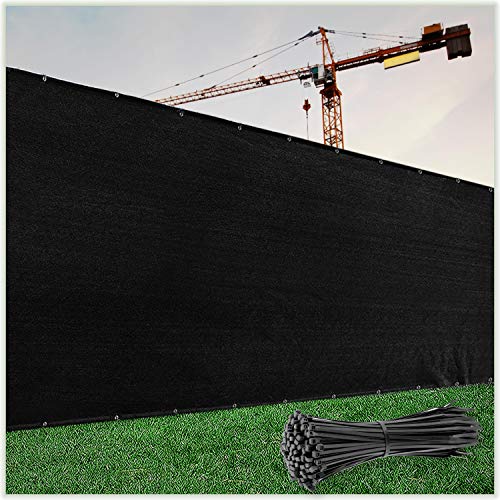 ColourTree 8' x 50' Black Fence Privacy Screen windschutzscheibe, Commercial Grade 170 GSM ColourTree 8' x 50' Black Fence Privacy Screen windschutzscheibe, Commercial Grade 170 GSM von ColourTree