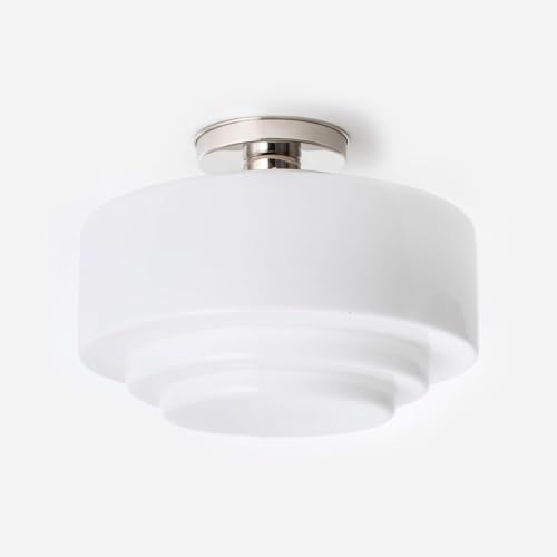 Deckenlampe Gestuft Ø 35 20's Nickel - Art Deco Trade von Coloured by Art
