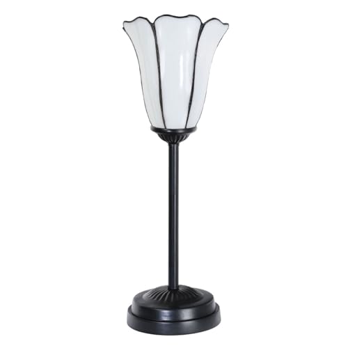 Tiffany Slim Tischlampe schwarz mit Liseron "Akkerwinde" - Art Deco Trade von Coloured by Art