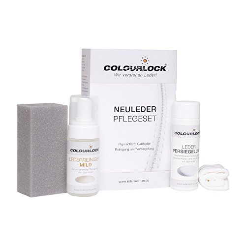 COLOURLOCK Neuleder Pflegeset Mild mit Leder Versiegelung 150ml und Lederreiniger Mild 125ml von COLOURLOCK