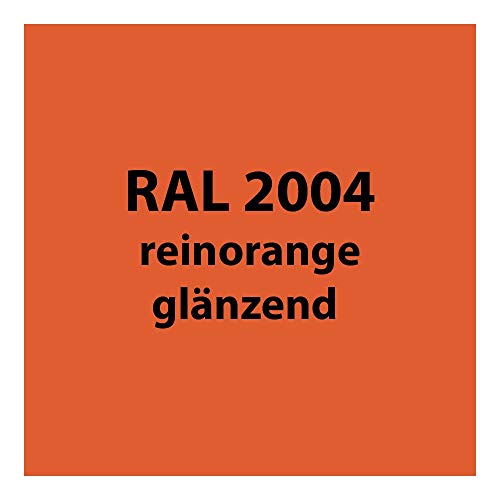 250 g Pulverlack Beschichtungspulver Pulverbeschichtung pulverbeschichten PG 3 (RAL 2004 rein-orange glänzend [wie leuchtorange neon]) von Colours-Manufaktur