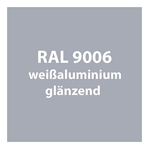 250 g Pulverlack Beschichtungspulver Pulverbeschichtung pulverbeschichten PG 3 (RAL 9006 weiß-aluminium glänzend [wie silber]) von Colours-Manufaktur