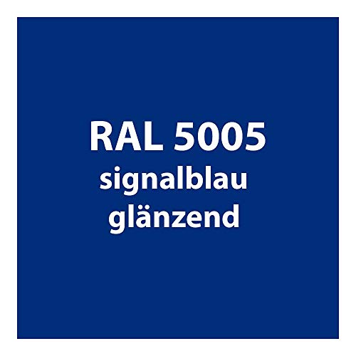 Streichlack Streich Lack Farbe 1K * Premium Qualität * 1 Liter (RAL 5005 signal-blau glänzend) von Colours-Manufaktur