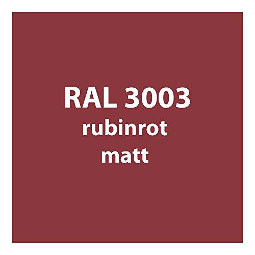 Tupflack 50 ml (RAL 3003 rubin-rot matt) von Colours-Manufaktur