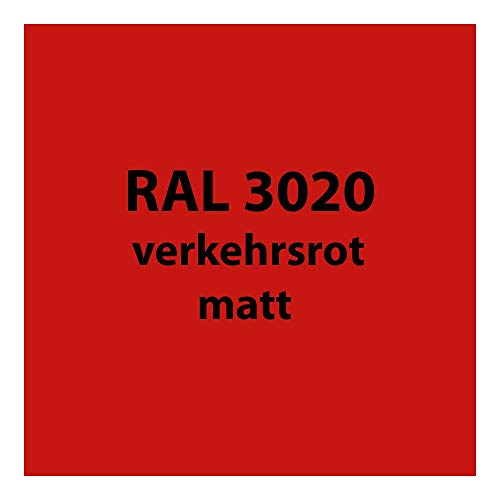 Tupflack 50 ml (RAL 3020 verkehrs-rot matt) von Colours-Manufaktur