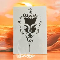 Buddha Schablone Stoffschablone Malschablone A4 Nr. 250 Sehr Strapazierfähig Micron Mylar Buddha Schablone Stoffschablone Malschablone A4 Nr. 250 Sehr Strapazierfähig Micron Mylar von Coloursforart