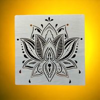 Lotus Schablone 30 X cm Nr. 229 Wanddesign Wandschablone Heilige Geometrie von Coloursforart