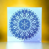 Mandala Schablone Xxl 30, 5 X cm Nr. 191 Für Diy Dekoratives Wanddesign Kreative Wandgestaltung von Coloursforart