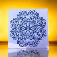Mandala Schablone Xxl 30, 5 X cm Nr. 193 Für Diy Dekoratives Wanddesign Kreative Wandgestaltung von Coloursforart