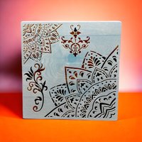 Oriental Schablone 30 X cm Nr. 230 Wanddesign Wandschablone Fliesenschablone Betonschablone von Coloursforart