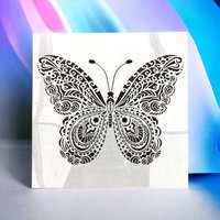 Paisley Schablone Xxl 30 X cm Schmetterling Malschablone Nr. 121 Wandgestaltung Z. B. Kinderzimmer von Coloursforart