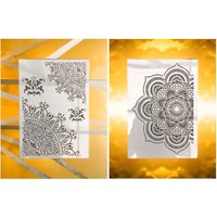 Schablonenset Oriental + Mandala Nr. 151 Möbel Textil Wandgestaltung Schablonenset Oriental + Mandala Nr. 151 Möbel Textil Wandgestaltung von Coloursforart