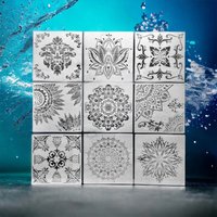 Xxl Schablonen Mandala 9Er Set Je 30 X cm Nr. 228 Wanddesign Für Mandala, Wiederverwendware Wandschablonen 250 Micron Xxl Schablonen Mandala 9Er Set Je 30 X cm Nr. 228 Wanddesign Für Mandala, Wiederverwendware Wandschablonen 250 Micron von Coloursforart