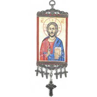 Handgemachter Jesus Wandbehang - Christlich von ColoursofAnatolia