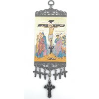 Handgemachter Wandbehang - Jesus Am Kreuz von ColoursofAnatolia