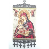 Handgemachter Wandbehang - Maria Und Jesuskind von ColoursofAnatolia