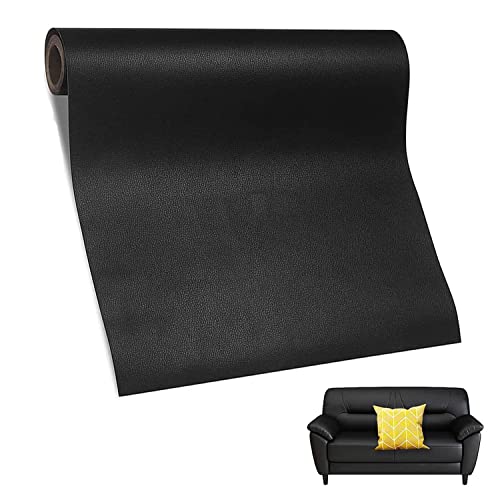 Leder Reparatur Set Patch Kit, 60 x 137cm Selbstklebend, Selbstklebende PU Folie, Kunstleder Meterware, Kunstleder Reparaturset für Couch Autositz Sofa Möbel Leder Reparatur Jacken und Renovierung von Colrid