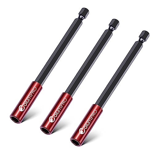 ColumPRO 3 STÜCKE 150MM starker magnetischer Bit-Halter für Schlagschrauber, 1/4 Zoll Sechskantschaft S2 Stahl magnetische Schraubendreherverlängerung, gerade ohne Biegen der Bohrerverlängerung ColumPRO 3 STÜCKE 150MM starker magnetischer Bit-Halter für Schlagschrauber, 1/4 Zoll Sechskantschaft S2 Stahl magnetische Schraubendreherverlängerung, gerade ohne Biegen der Bohrerverlängerung von ColumPRO