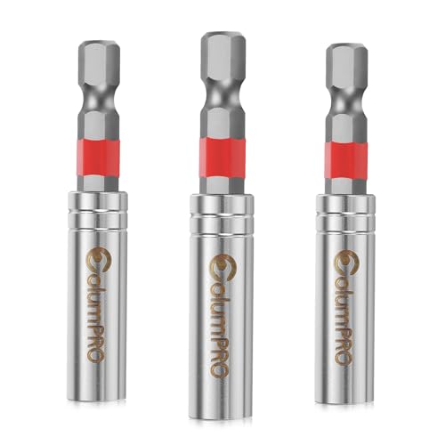 ColumPRO-Magnetischer-Bit-Halter-Set, 3 Stück 60 mm Bohrbit-Halter für Schraubendreher-Bits. von ColumPRO