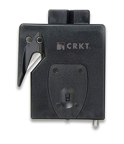 CRKT Exitool Notfall-Multitool: Automobilsicherheit, Sicherheitsgurtschneider, Wolframkarbid-Fensterbrecher, LED-Licht, Clips an Sicherheitsgurt 9030 von CRKT