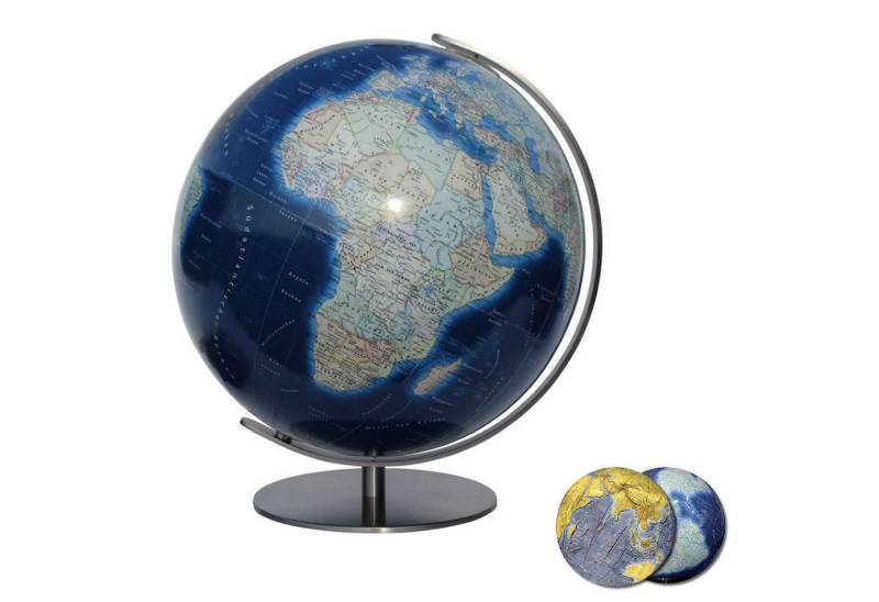 Columbus Globus DUO AZZURRO Regent Leuchtglobus Tischglobus 34 cm von Columbus
