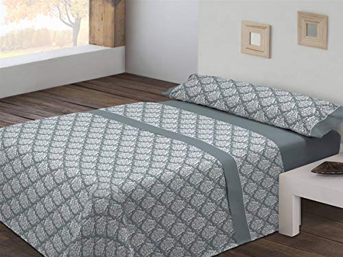 Colvihome Bettwäsche-Set Modell Marlon, Baumwolle, blau, Cama 105 cm von Colvihome