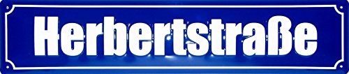 ComCard Herbertstraße Strassenschild Retro Wandschild Blechschild Dekoschild Vintage 46x10cm Metal Sign B892 ComCard Herbertstraße Strassenschild Retro Wandschild Blechschild Dekoschild Vintage 46x10cm Metal Sign B892 von ComCard