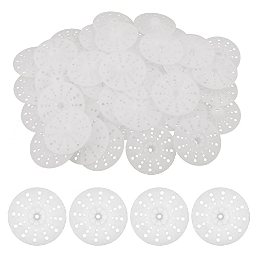 ComPDCVD 50 Stück 50mm PP Unterlegscheiben zur Fixierung und Unterstützung unterlegscheiben kunststoff dämmstoffteller dämmstoffdübel für weiche Dämmplatten aus EPS, XPS, Steinwolle und Fiberglas von ComPDCVD
