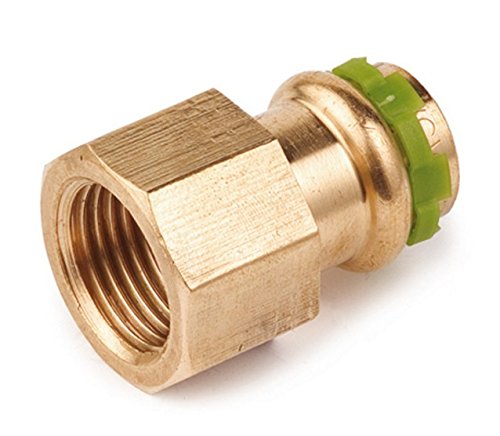 Seppelfricke Pressfitting Kupfer Übergangs-Muffe VC270G 22 x Rp3/4 RG mit EPDM O-Ring Fitting mit V-Kontur SudoPress von Comap