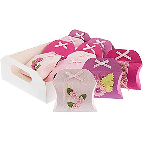 Comarco Sa 15527 Geschenkkörbe, Eispapier, Pink, 7 x 3 x 10 cm von Pandecor