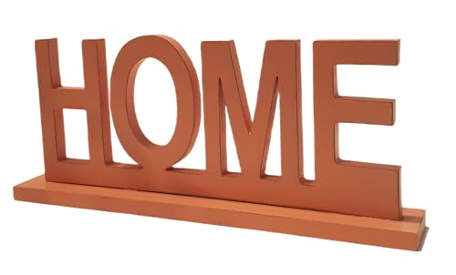 Comarco Sa Schriftzug Home, Holz, rosa, 33x15x5 cm von Comarco Sa