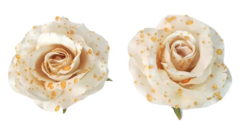 Comarco Sa Set mit 2 weißen Rosen aus Stoff, schwimmend, Durchmesser 9 cm von Comarco Sa